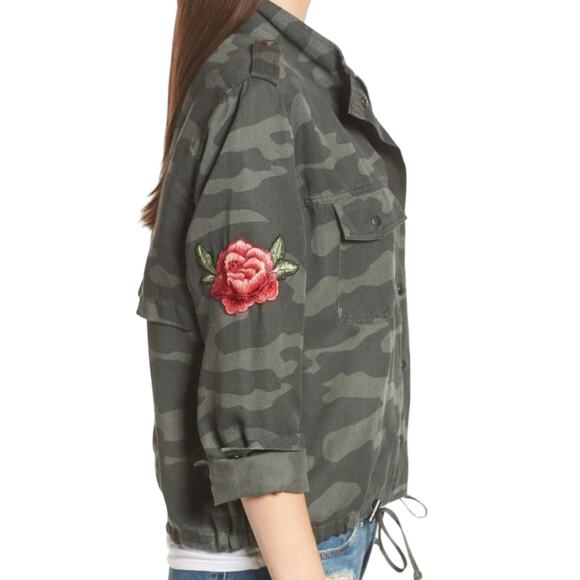Rails Camo Rose Patch Utility Jacket Women’s XS. - Picture 2 of 15